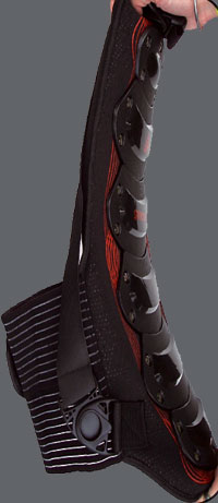 Sideview spinemeter back protector