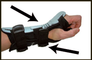 Dubbele Snowboard wristprotector